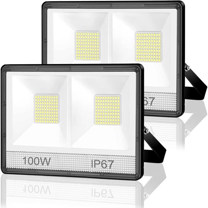 Projecteur Led Extérieur 100W,10000Lm Spot Led Extérieur Étanche Ip67 Projecteur Led Extérieur 100W,10000Lm Spot Led Extérieur Étanche Ip67