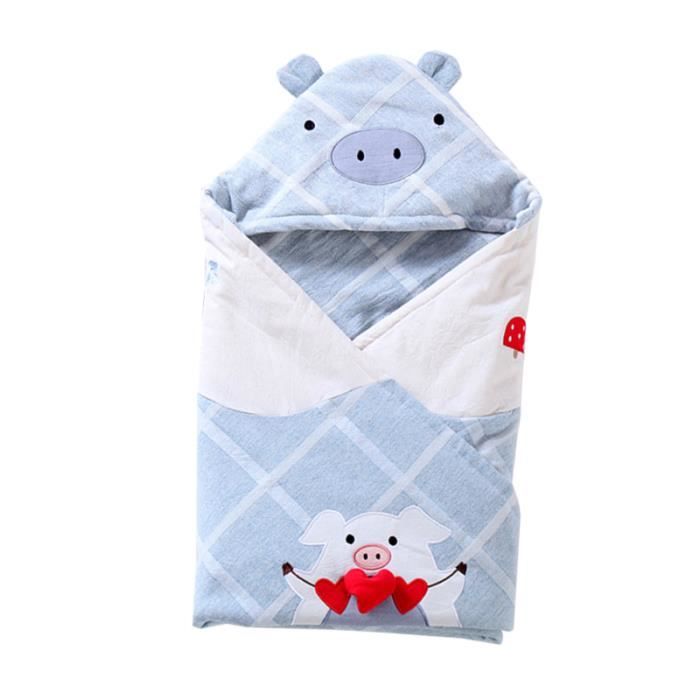 1 Pc Mignon Dessin Anime Cochon Couverture De Bebe Doux Coton Et Lin Nouveau Ne Wrap Serviette Edredon Couverture Plaid Bebe Achat Vente Couverture Plaid Bebe