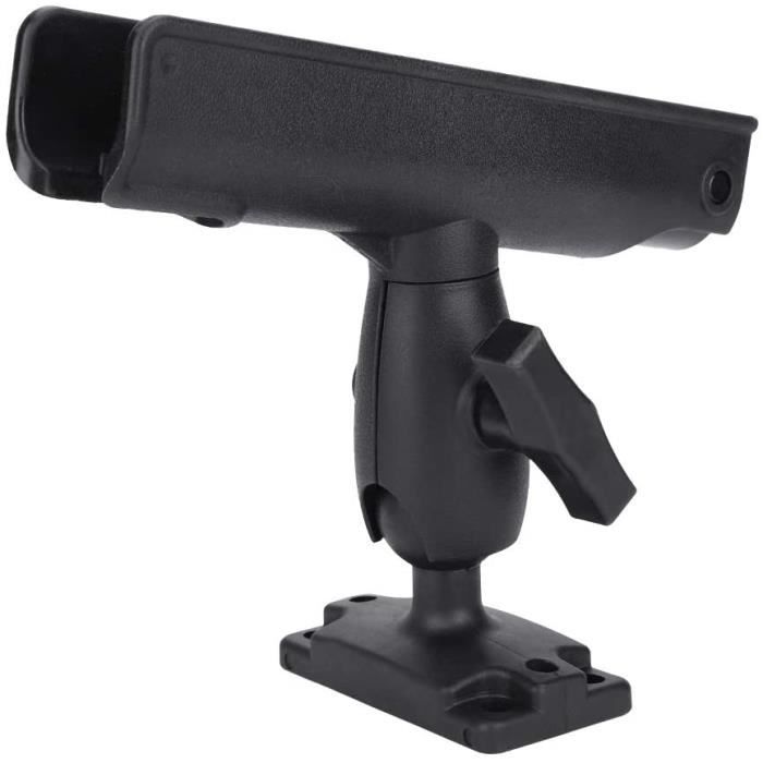 Support De Canne à Pêche Pour Bateau/kayak - Réglable 360° - Montage Sur Rail Ou Pont - 2 Supports Inclus - Matière ABS Résistante