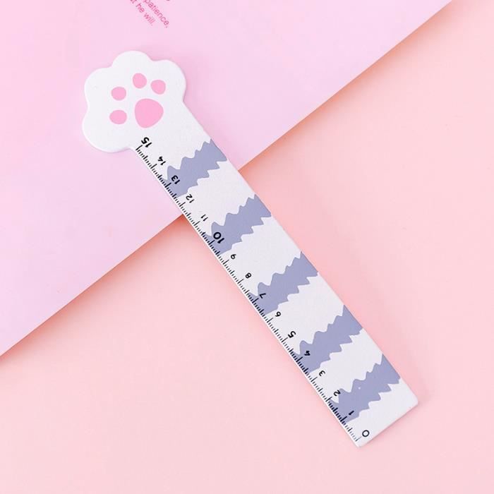 Lot De 20 Règles Animaux Kawaii - 15cm - Plastique - Pour Enfants - Cadeau Fête