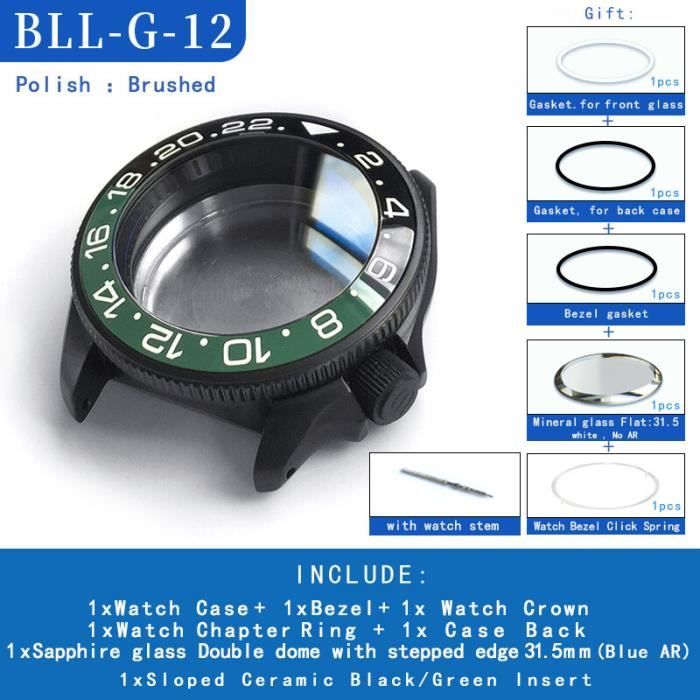 Casioak MOD Kit Boîtier De Montre En Métal Lunette En Acier Inoxydable Bracelet En Caoutchouc Bracelet De Montre Pour Casio Pour G-SHOCK GM-2100 GA2100 2110 GA-B2100