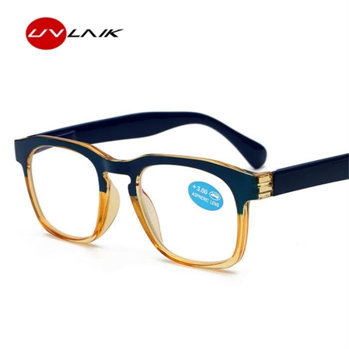 C3 Bleu - Dioptrie +1,00 - Lunettes De Lecture Rétro Pour Hommes Et ...