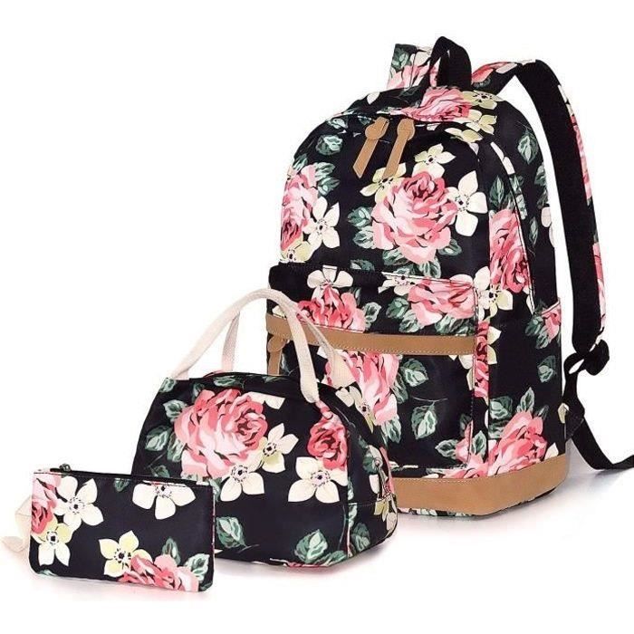 Sac dos d cole sac dos lumineux avec USB Imperm able
