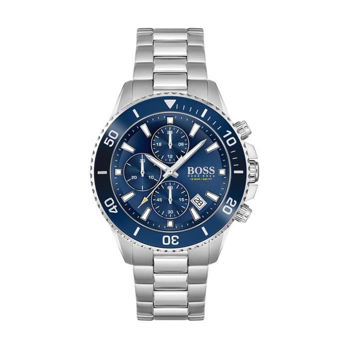 Montre Homme HUGO BOSS BLACK ATHLEISURE en Acier Gris 232799 