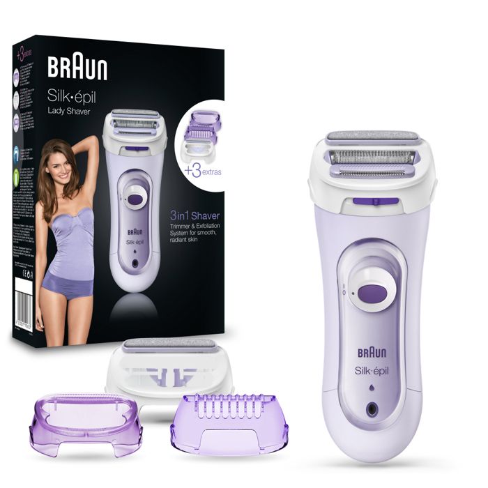 BRAUN Rasoir électrique LS5560 LADY SHAVER - Violet
