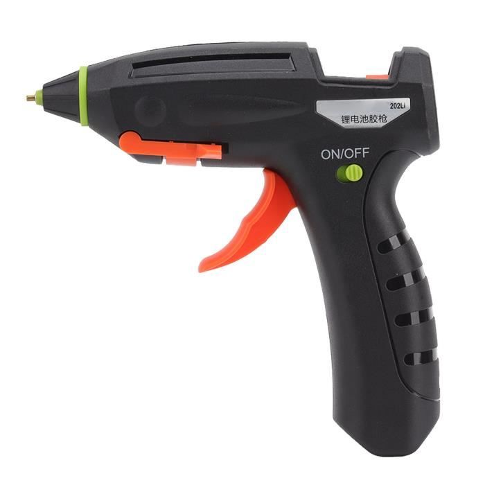 SAL Ensemble de pistolet à colle chaude sans fil Pistolet à colle sans ...