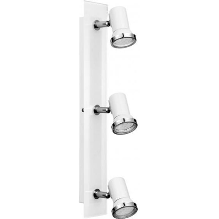 Reglette 3 Spots Led Orientable De Salle De Bain Cdiscount Maison