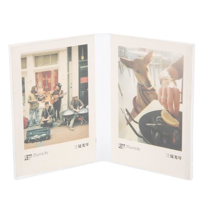 EJ.life Cadre photo acrylique transparent Instax Mini 3 Porte-cadre ...