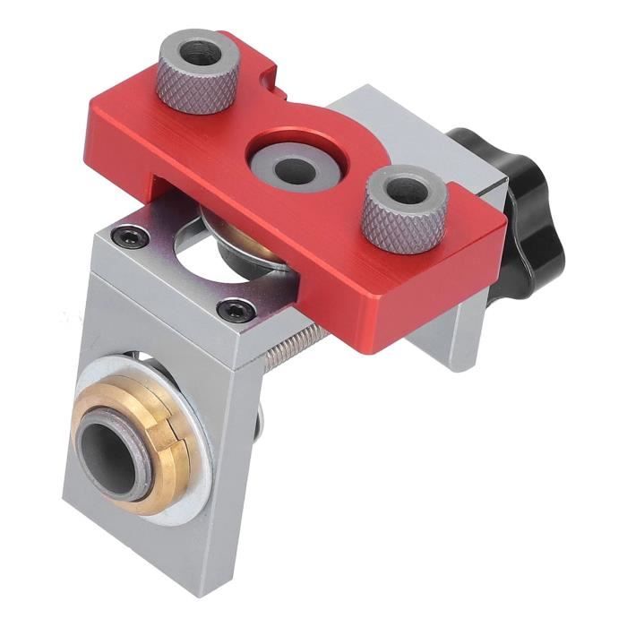 Kit Gabarit Trou Poche 3-en-1 Guide Perçage Cheville Bois Outil Localisation Positionneur