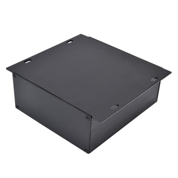Boîtier Aluminium Projet Électronique Étanche – Boîte Jonction Amplificateur Portable Robuste