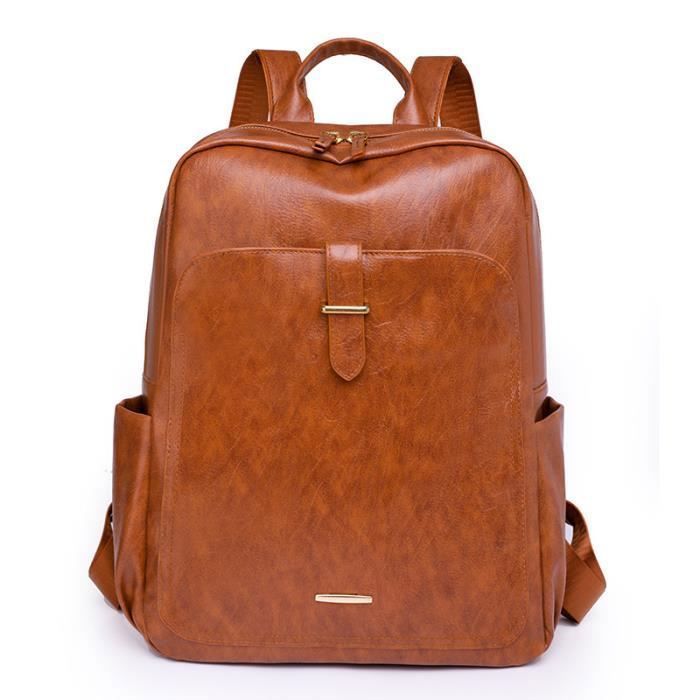 Sac Bandoulière Multifonction Antivol En Cuir PU - Unisexe, Noir, Neuf