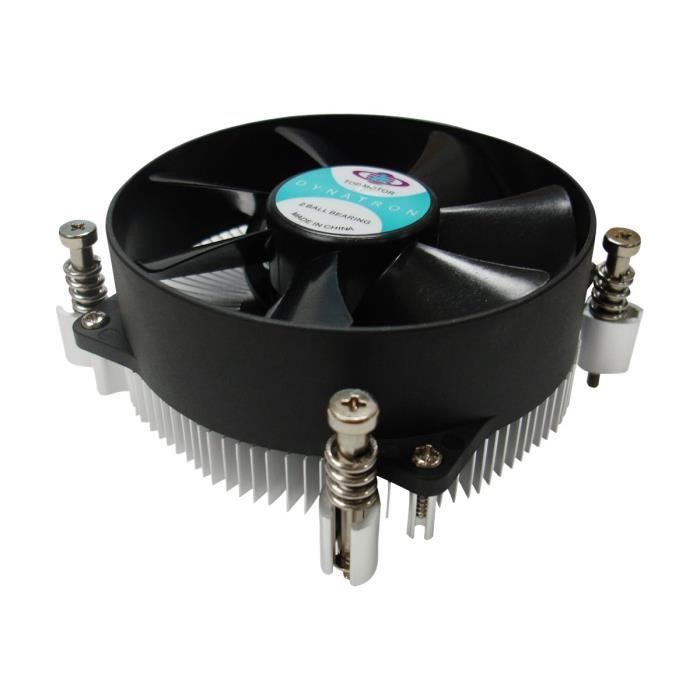 Inter Tech K 5 Prozessor Kühler Socket 1150 Socket 1155 Buchse 1156 Core i3 Core i5 Core i7 Aluminium 92 x 92 x 25 mm 88885250 - vue 2