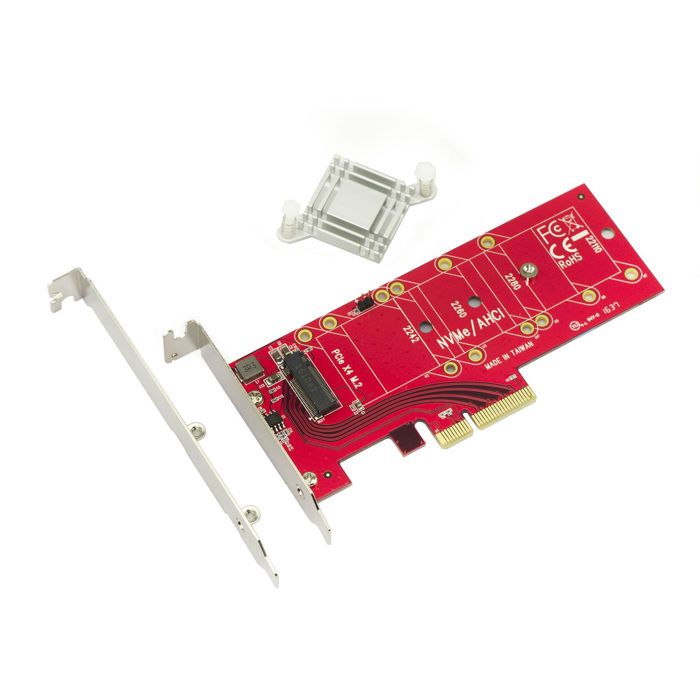 Adaptateur PCIe Pour SSD Mac 2013-2017 - Carte Contrôleur Avec Radiateur, Compatible 12+16 Broches, Lecture/écriture Uniquement - 10