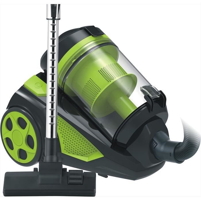 KLAISER Aspirateur Sans Sac - 2500W - Multi Cyclone Alligator Xtreme Force - Pure Air - Ultra Confort - Cordon Extra Long 7 Mètres