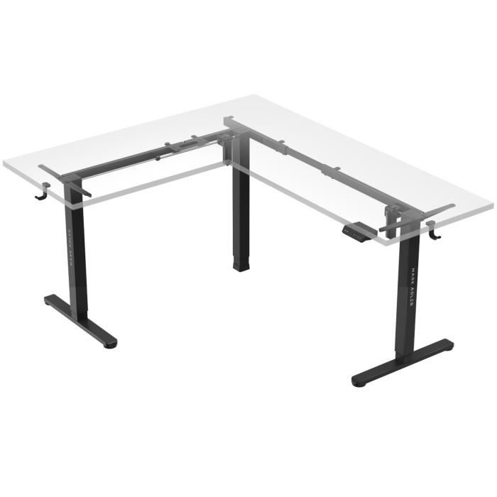 Bureau Assis Debout - MARK ADLER - XENO 7.6 - Électrique - 3 Hauteurs Mémoire - Noir