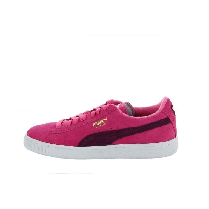 Basket Puma Suede Classic Junior 355110 44 Rose Rose Cdiscount