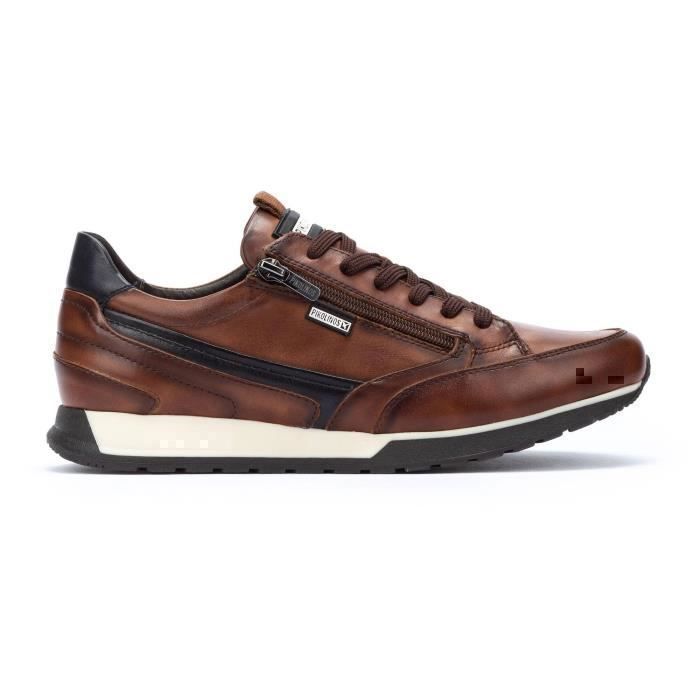 Pikolinos Baskets homme Pikolinos Cambil M5N-6237C1 - cuero - 46 - Cuir - Marron - Lacets