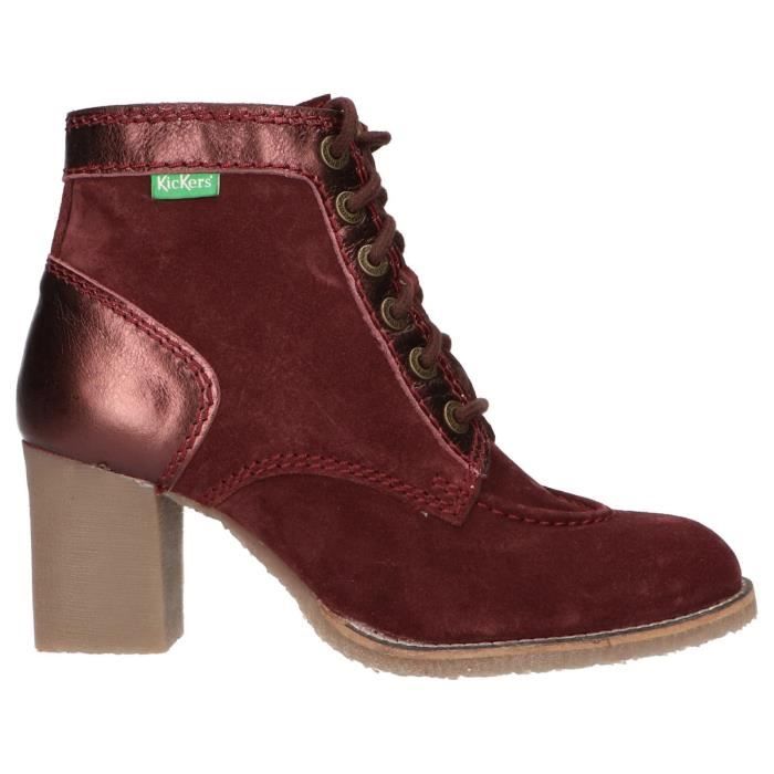 kickers violette femme