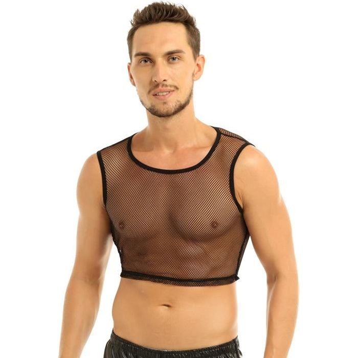 T shirt top sexy homme
