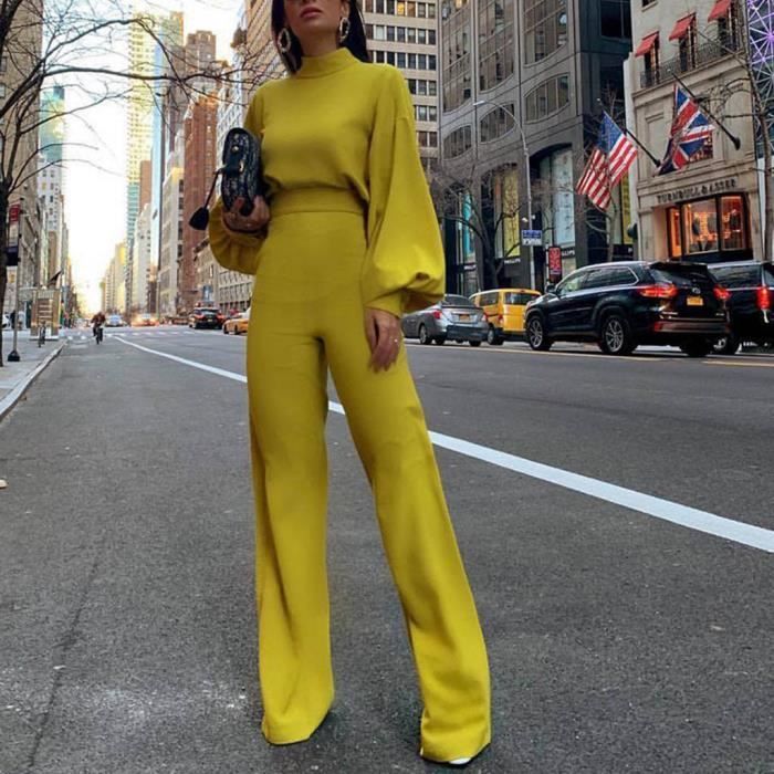 Combinaison pantalon jaune 2025