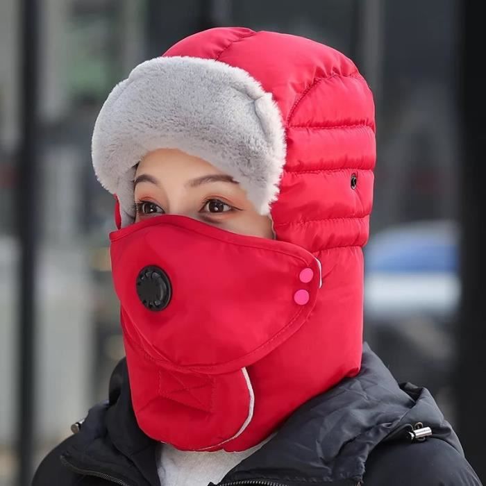 Bonnet D'Hiver Cycliste Coupe-Vent Et Chaud – Laine Double Couche, Pour Vélo, Ski, Moto, Running, Homme/Femme, Compatible Casque