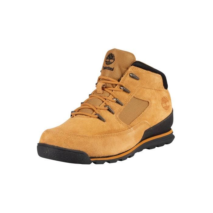 Bottes Homme Timberland Euro Rock Mid Hiker en daim Beige - ReBOTL doublure en tissu recyclé