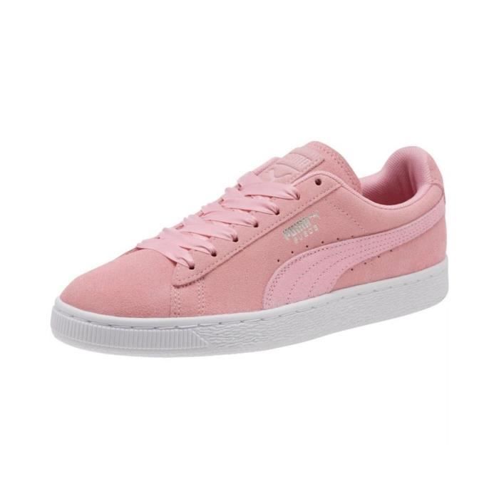 puma suede rose femme