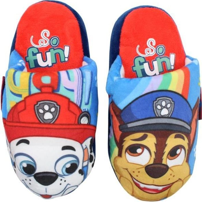 Chaussons Paw Patrol bleu garçon