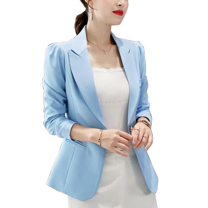 Veste bleue femme best sale