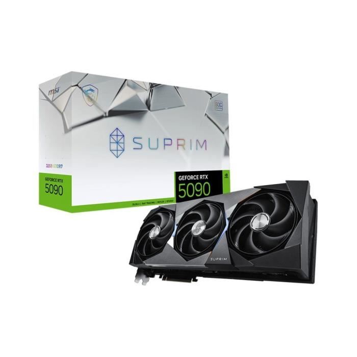 Carte graphique – MSI – VENTUS GEFORCE RTX 5090 32G 3X OC NVIDIA 32 Go GDDR7