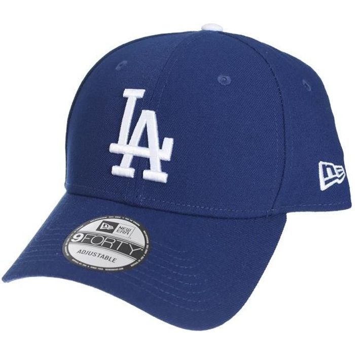 Casquette New Era Homme – Bleu – Taille Unique – Coton – Logo Brodé