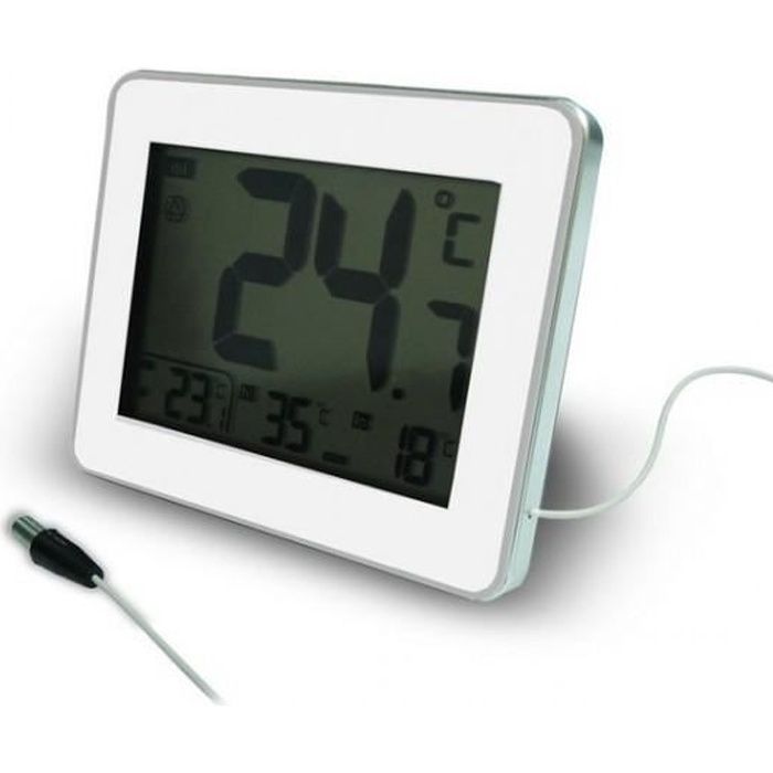 Thermomètre avec sonde filaire intérieur extéri… - Achat / Vente