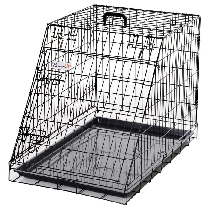 Cage de transport pour chien en aluminium XL dim. 93L x
