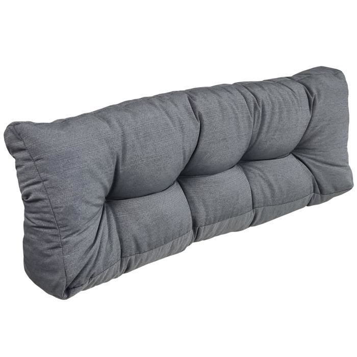 COUSSIN LONG DOSSIER pour palette europe 120x40 cm gris ...