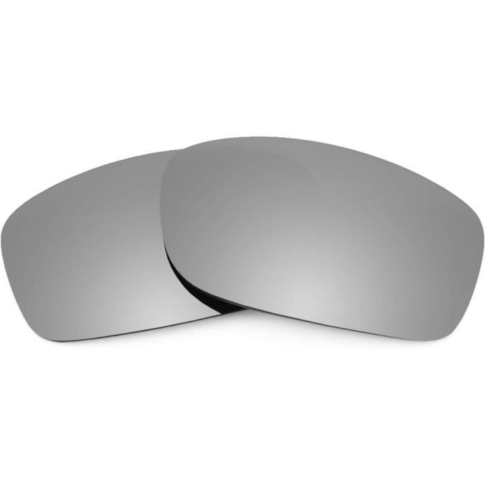 Verres De Rechange Polarisé EZReplace Pour Wiley X Curve - Protection UV400, Métal Argenté