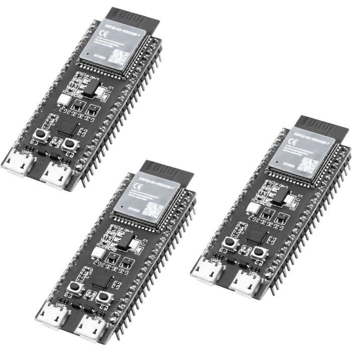 ESP32-S3 Carte De Développement - Module Wi-Fi + BLE, 16 Mo Flash, Dual-Core 240 MHz, Compatible Arduino (2 Pièces)