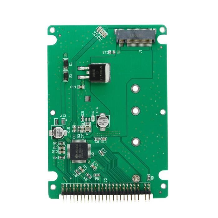 Adaptateur Micro SATA Vers SATA - Pour Disque Dur 1.8" Vers 2.5"