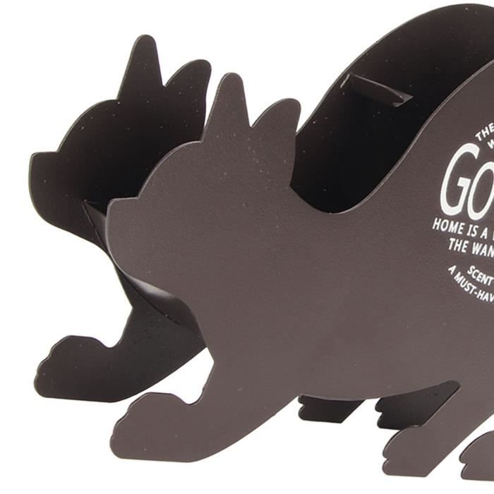 Support De Bobine Anti-Moustique En Forme De Chat - Brûleur D'Encens Original Et Déco Mural En Métal Pour Maison