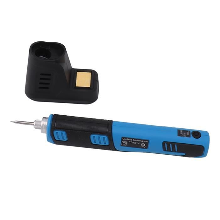 HUACA Kit de fer à souder sans fil portable USB 1600 mAh alimenté par