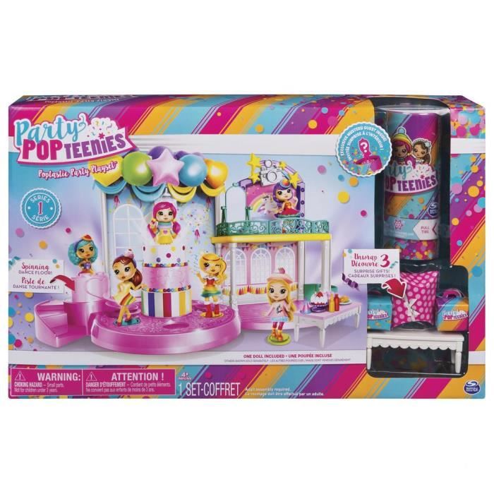 PARTY POPTEENIEES Playset Fête Poptastic Spinmaster