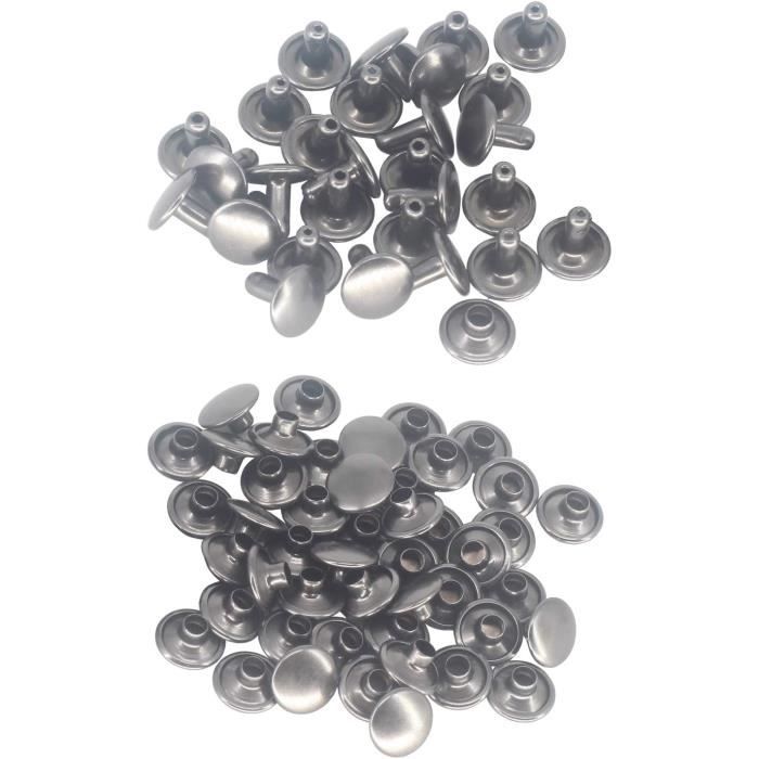 Clous Pyramidaux Laiton 12 Mm – Lot De 100 Avec Broches, Pour Cuir, Denim, Style Punk Gothique | Bronze