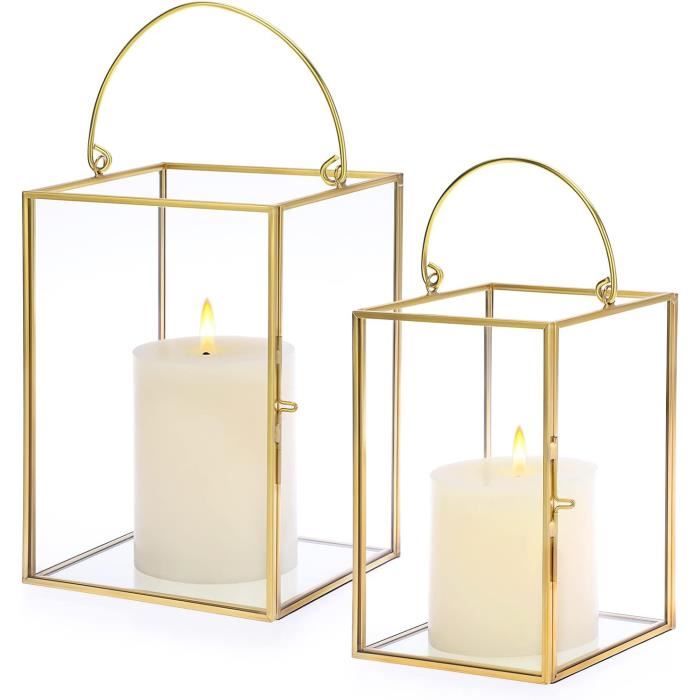 Lot De 4 Bougeoirs LED à 5 Bras En Acrylique Transparent - Centres De Table Pour Mariage, Fête, Décoration D'intérieur