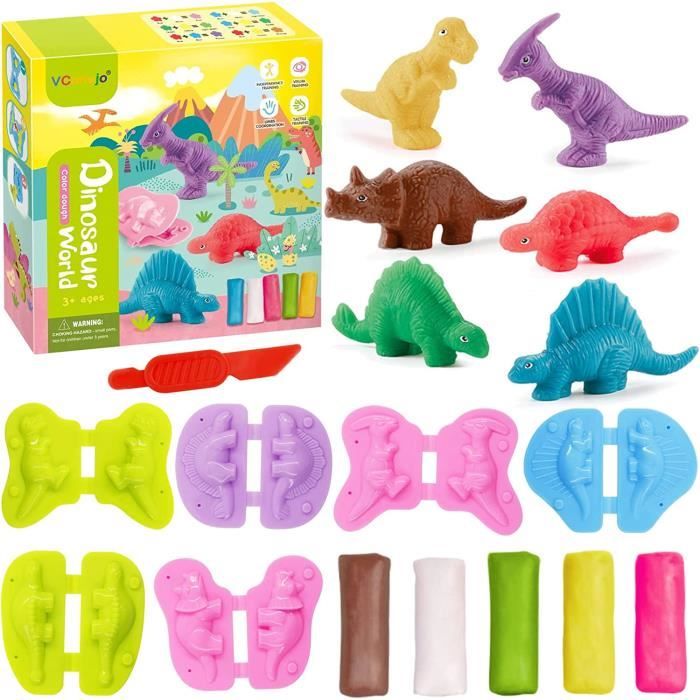 Pate a Modeler Dinosaure 3D 3A+ | Maroc - 1er site E-Commerce pour la famille : vêtements, jouets enfants, puériculture, Fête des Mères, cadeaux, cartes cadeaux, parapharmacie et santé