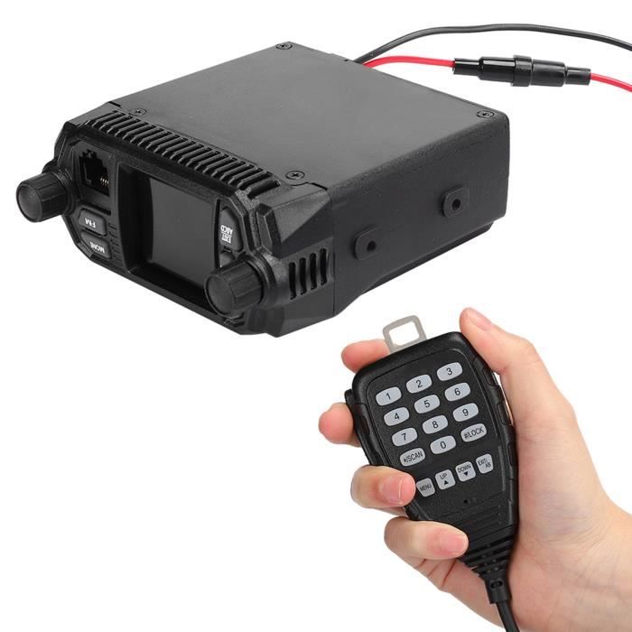 Tbest Talkiewalkie de voiture KT8900D Mini petit véhicule en alliage d