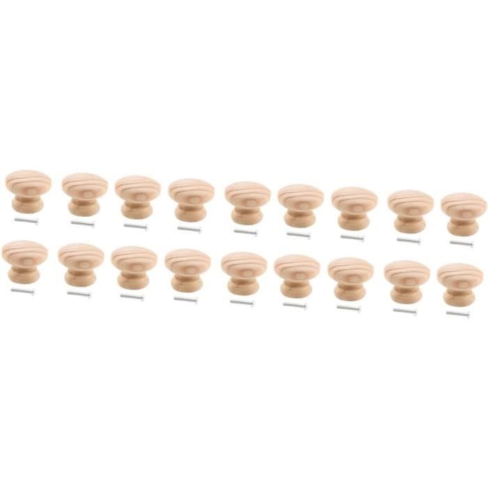 Angoily Lot De 20 Toupies En Bois Brut – Kit DIY Peinture Pour Enfants, Formes Variées, Activité Créative