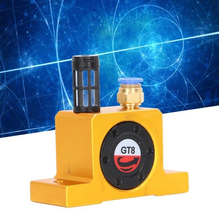 Vibratore Pneumatico A Turbina GT4 - Industriale, Basso Rumore, Forza 130-210N, G1/8" - Foto 9