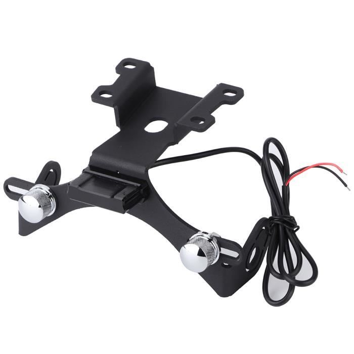 Aluminium Noir Support Plaque Immatriculation LED Pour Moto Honda CB750 2023 | Éliminateur Garde-Boue Arrière Support Plaque Moto Cb750