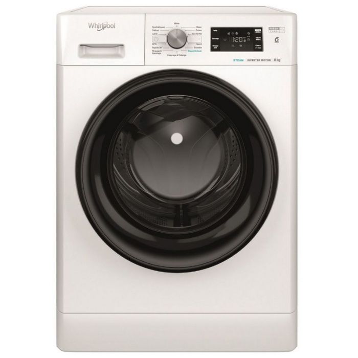 Lave Linge HUBLOT WHIRLPOOL FFB8469BVFR 8kg 1400 tours - vue 4