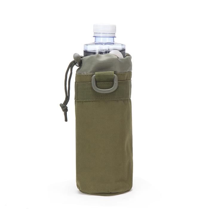 GOURDE BIDON AG Porte bouteille eau tactique Molle sac en Nylon militaire voyage en plein air Camping randonnee chasse cantine Cdiscount Sport
