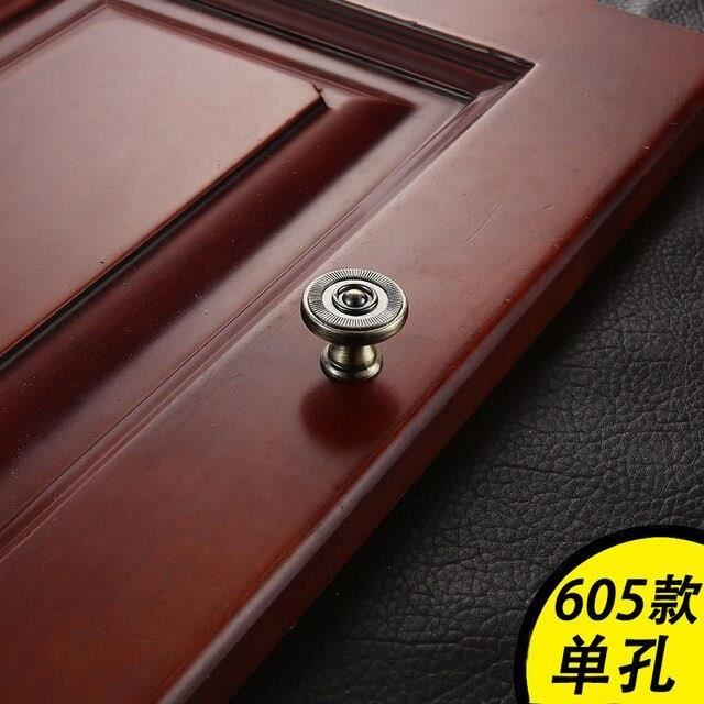 BOUTON DE MEUBLE,639-S--poignées de porte et tiroirs en alliage de Zinc